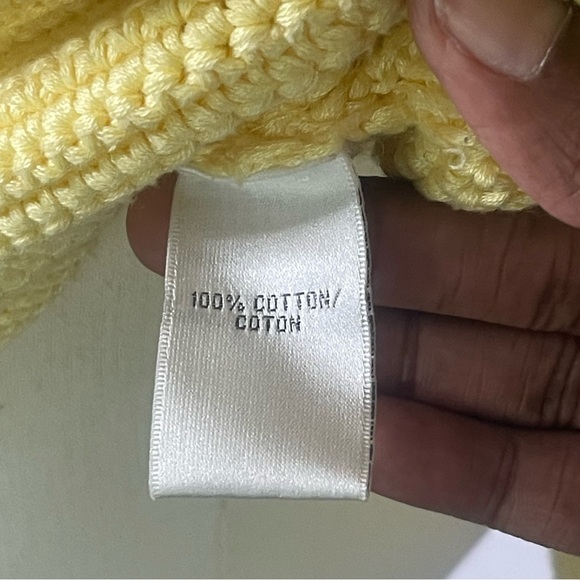 Cynthia Steffe crochet cotton 3/4 sleeve cardigan women’s Size S grandmacore - Picture 15 of 15